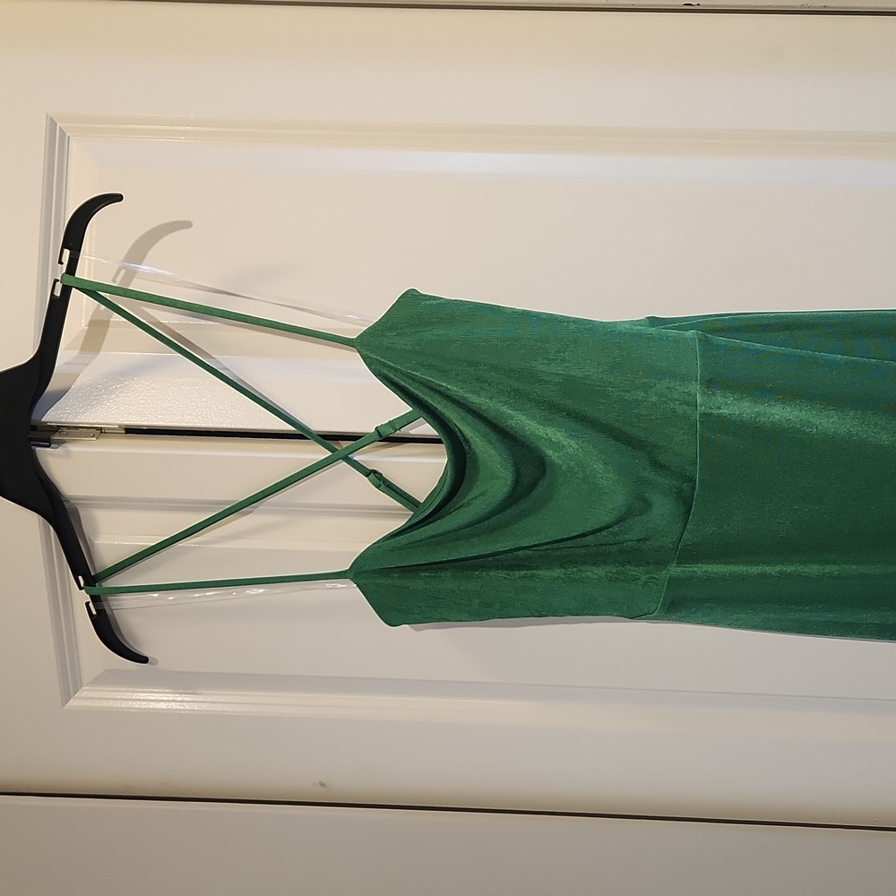 Body Con Open Back Criss Cross Dress
